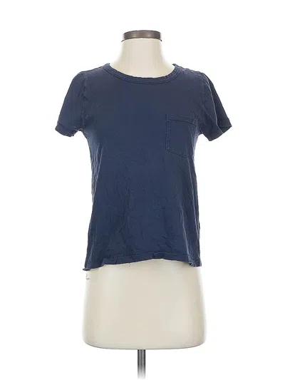 Pre-owned Jcrew Short Sleeve T-shirt In Blue