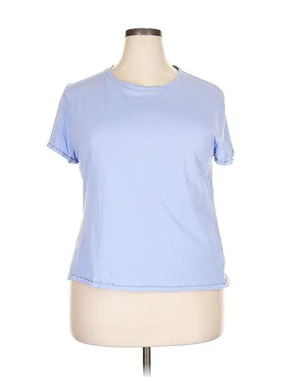 Pre-owned Jcrew Short Sleeve T-shirt In Blue