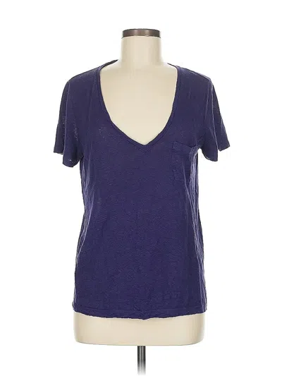 Pre-owned Jcrew Short Sleeve T-shirt In Blue