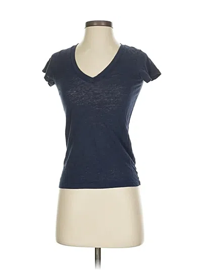 Pre-owned Jcrew Short Sleeve T-shirt In Blue