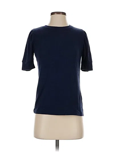 Pre-owned Jcrew Short Sleeve T-shirt In Blue
