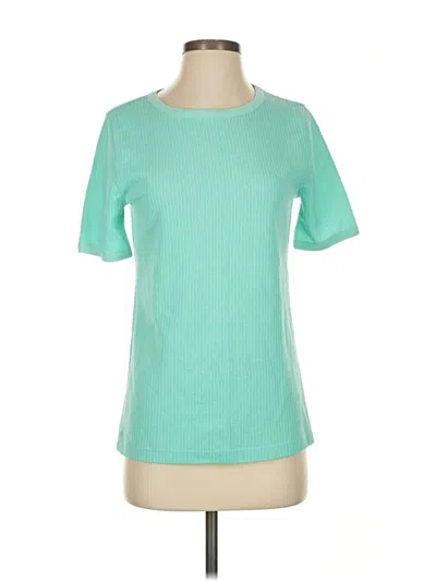Pre-owned Jcrew Short Sleeve T-shirt In Blue