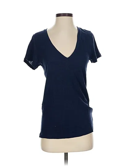 Pre-owned Jcrew Short Sleeve T-shirt In Blue