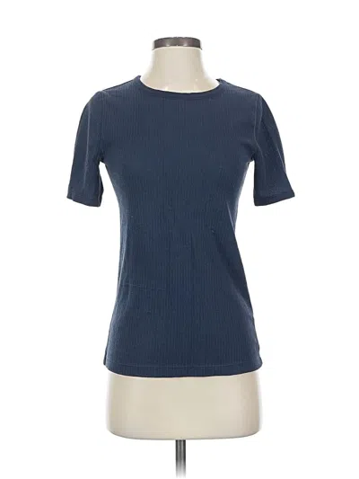 Pre-owned Jcrew Short Sleeve T-shirt In Blue