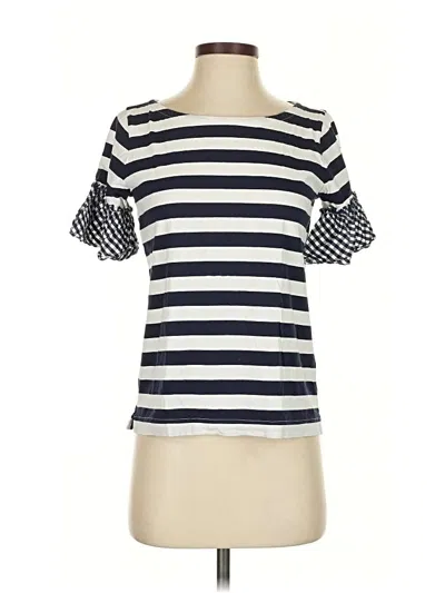 Pre-owned Jcrew Short Sleeve T-shirt In Blue
