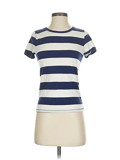 Pre-owned Jcrew Short Sleeve T-shirt In Blue