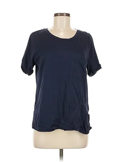 Pre-owned Jcrew Short Sleeve T-shirt In Blue