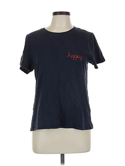 Pre-owned Jcrew Short Sleeve T-shirt In Blue