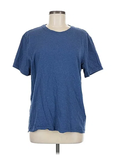 Pre-owned Jcrew Short Sleeve T-shirt In Blue