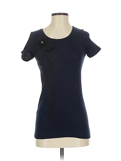 Pre-owned Jcrew Short Sleeve T-shirt In Blue