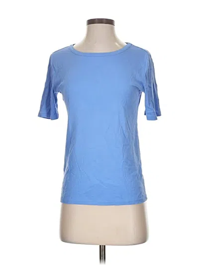 Pre-owned Jcrew Short Sleeve T-shirt In Blue