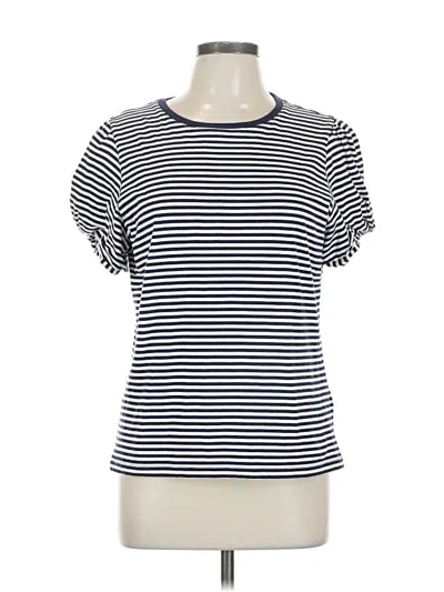 Pre-owned Jcrew Short Sleeve T-shirt In Blue