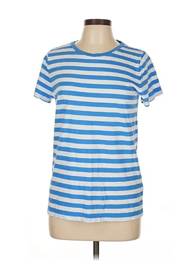 Pre-owned Jcrew Short Sleeve T-shirt In Blue