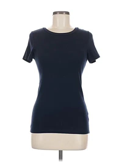 Pre-owned Jcrew Short Sleeve T-shirt In Blue