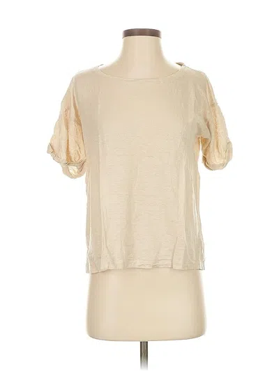 Pre-owned Jcrew Short Sleeve T-shirt In Brown