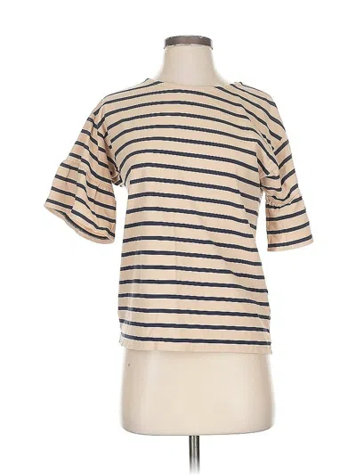 Pre-owned Jcrew Short Sleeve T-shirt In Brown