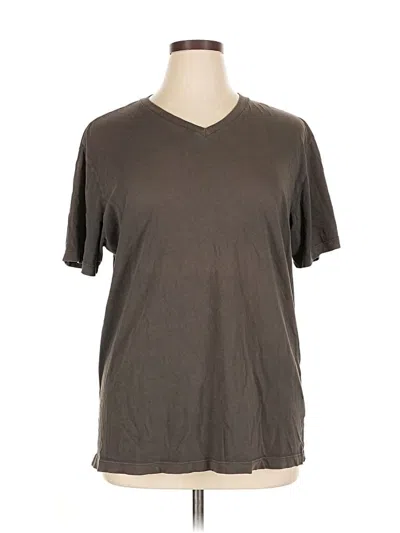 Pre-owned Jcrew Short Sleeve T-shirt In Brown