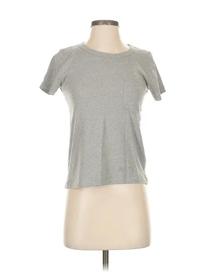 Pre-owned Jcrew Short Sleeve T-shirt In Gray