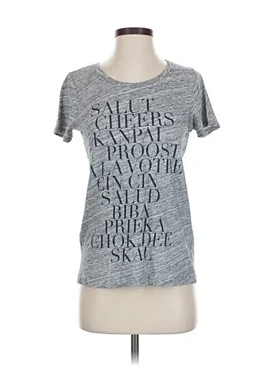 Pre-owned Jcrew Short Sleeve T-shirt In Gray
