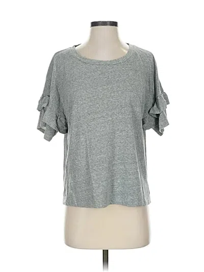 Pre-owned Jcrew Short Sleeve T-shirt In Gray