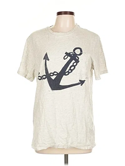 Pre-owned Jcrew Short Sleeve T-shirt In Gray