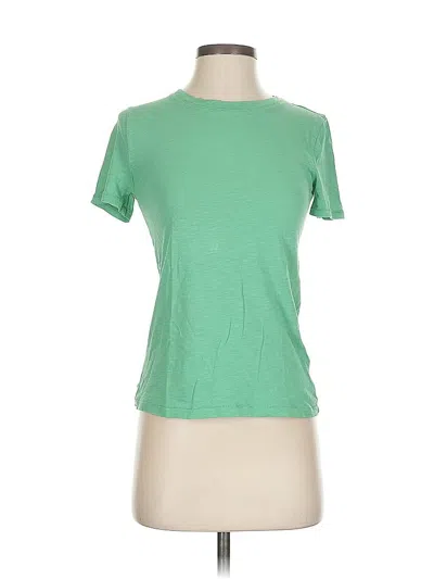 Pre-owned Jcrew Short Sleeve T-shirt In Green
