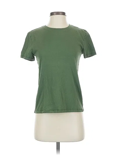 Pre-owned Jcrew Short Sleeve T-shirt In Green