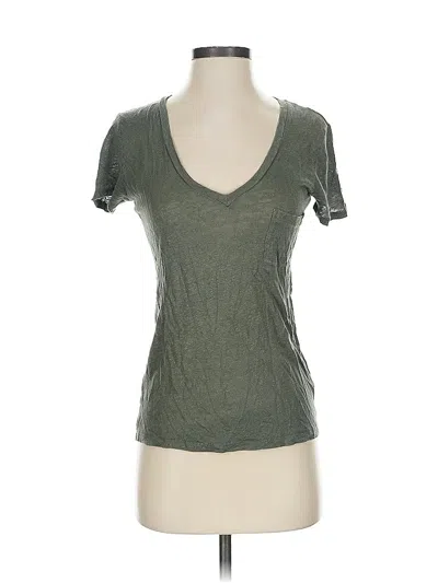 Pre-owned Jcrew Short Sleeve T-shirt In Green