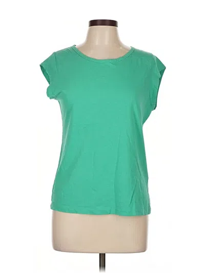 Pre-owned Jcrew Short Sleeve T-shirt In Green