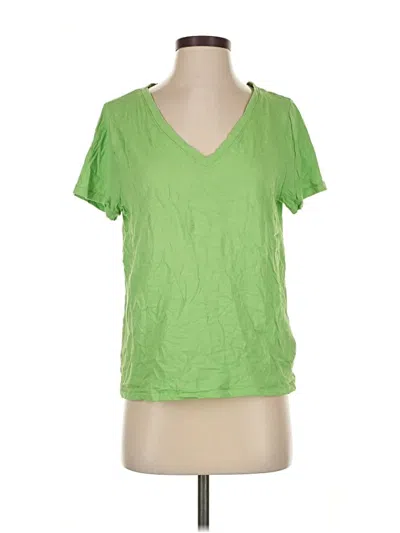 Pre-owned Jcrew Short Sleeve T-shirt In Green