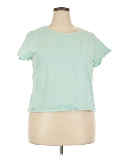 Pre-owned Jcrew Short Sleeve T-shirt In Green