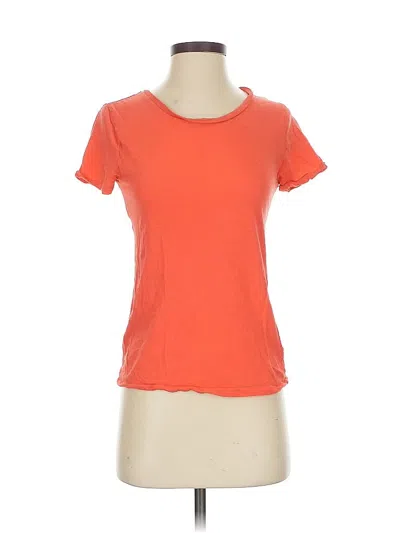 Pre-owned Jcrew Short Sleeve T-shirt In Orange