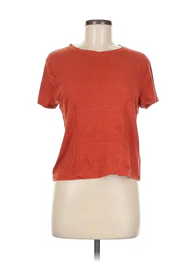 Pre-owned Jcrew Short Sleeve T-shirt In Orange