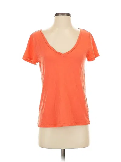Pre-owned Jcrew Short Sleeve T-shirt In Orange
