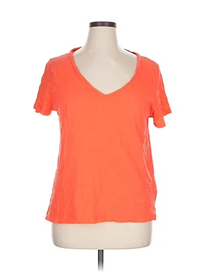 Pre-owned Jcrew Short Sleeve T-shirt In Orange