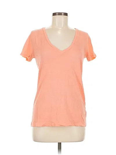 Pre-owned Jcrew Short Sleeve T-shirt In Orange