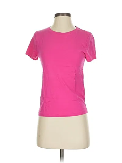 Pre-owned Jcrew Short Sleeve T-shirt In Pink