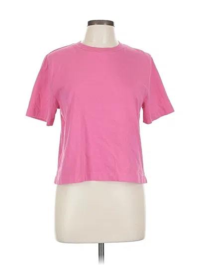 Pre-owned Jcrew Short Sleeve T-shirt In Pink