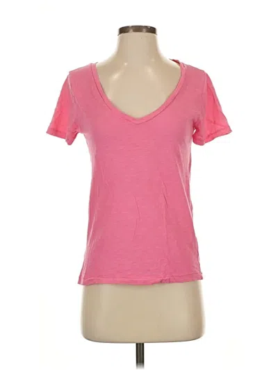 Pre-owned Jcrew Short Sleeve T-shirt In Pink