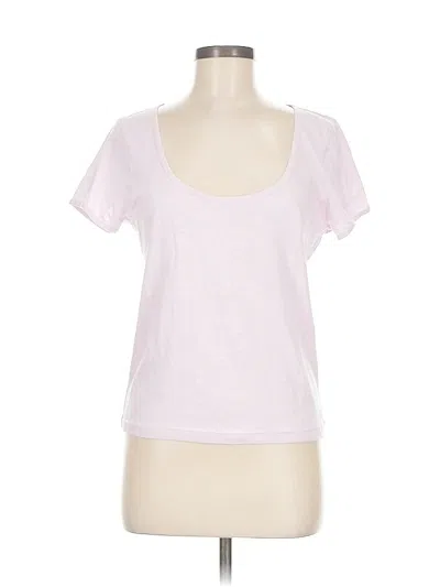Pre-owned Jcrew Short Sleeve T-shirt In Purple