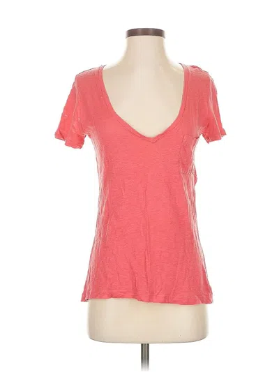 Pre-owned Jcrew Short Sleeve T-shirt In Red