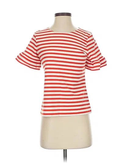 Pre-owned Jcrew Short Sleeve T-shirt In Red