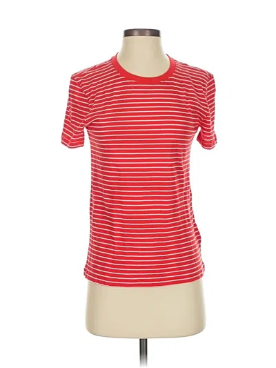 Pre-owned Jcrew Short Sleeve T-shirt In Red