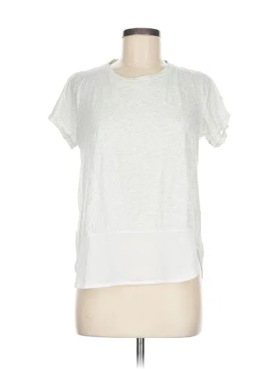 Pre-owned Jcrew Short Sleeve T-shirt In Silver