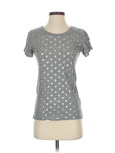 Pre-owned Jcrew Short Sleeve T-shirt In Silver