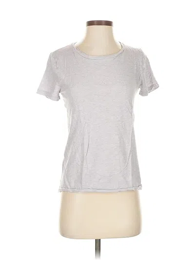 Pre-owned Jcrew Short Sleeve T-shirt In Silver