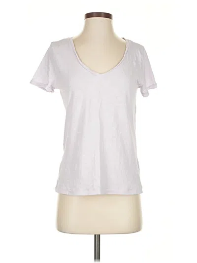 Pre-owned Jcrew Short Sleeve T-shirt In Silver
