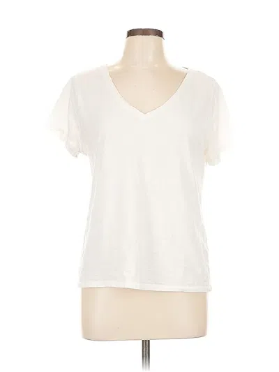 Pre-owned Jcrew Short Sleeve T-shirt In White