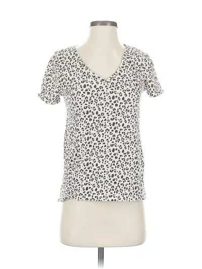 Pre-owned Jcrew Short Sleeve T-shirt In White