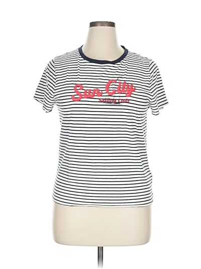 Pre-owned Jcrew Short Sleeve T-shirt In White